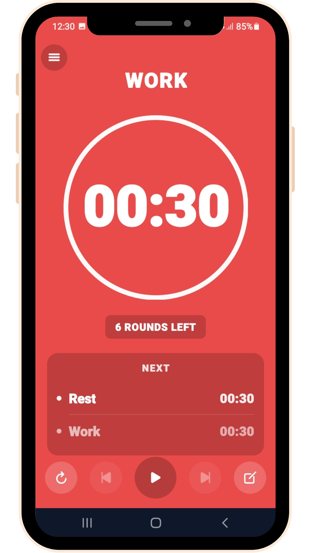 TempoFit screenshot one